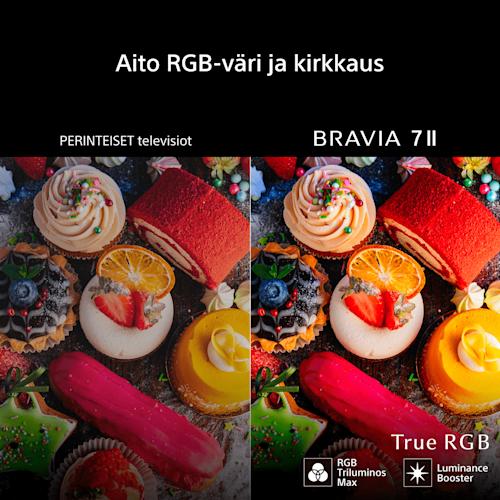 Sony Bravia 7 MK2 75 tuumainen True RGB Google TV