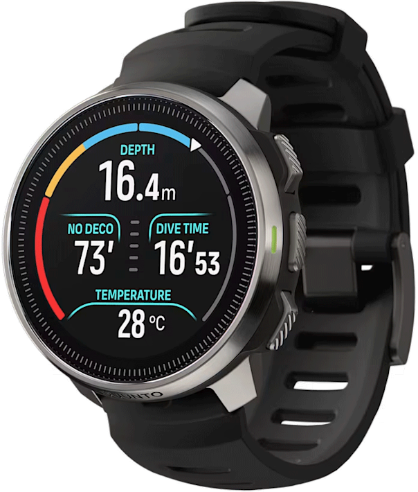 Suunto Ocean -GPS-urheilukello Steel Black