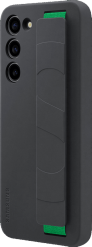 Samsung Galaxy S23+ -suojakuori Silicone Grip Cover Musta