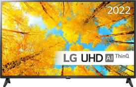 LG 65 tuumainen UQ7500 4K UHD LED TV