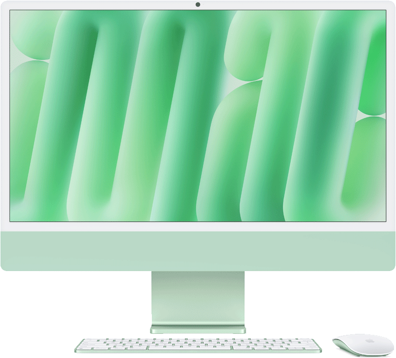 Apple iMac 24 (2024) M4 8-CoreCPU/8-CoreGPU/16GB/256GB/vihreä