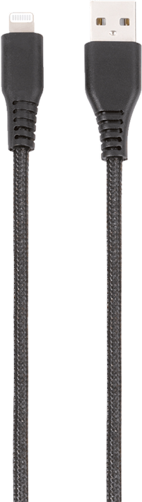 Vivanco Longlife USB-A-Lightning -kaapeli 1,5m Musta