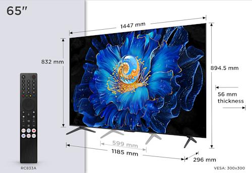 TCL C61KS 65 tuumainen QD-Mini LED - Google TV