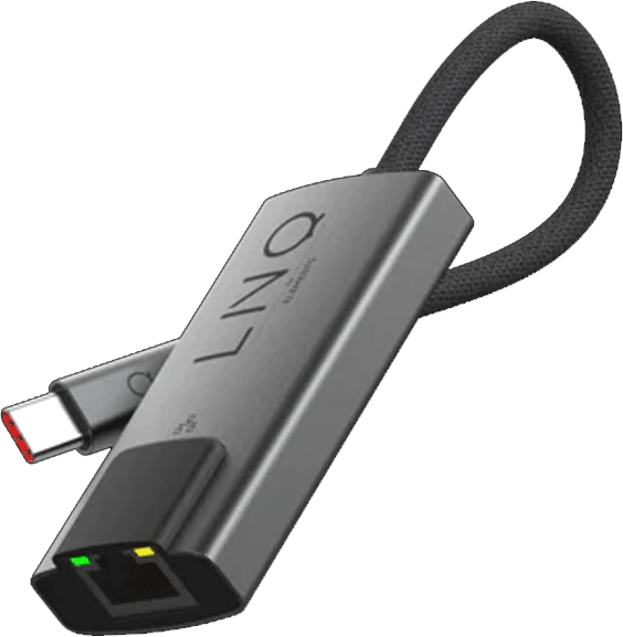 LINQ Pro 2.5Gbps USB-C Ethernet-adapteri