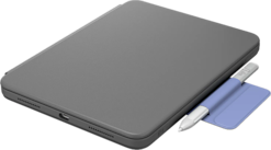 Logitech Rugged Folio -näppäimistökotelo iPadille harmaa