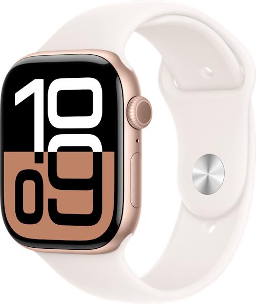 Apple Watch Series 10 GPS 46 mm alumiinikuori ja urheiluranneke M/L