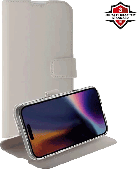 X2O Apple iPhone 17 -lompakkokotelo greige