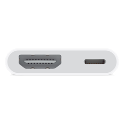 Apple Lightning-AV -sovitin valkoinen
