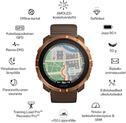 Polar Grit X2 Ruskea