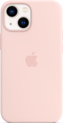 Apple iPhone 13 mini -silikonikuori MagSafe kalkkiroosa