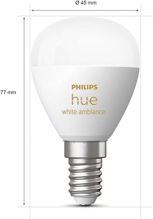 Philips Hue kruunulamppu P45 E14 2kpl