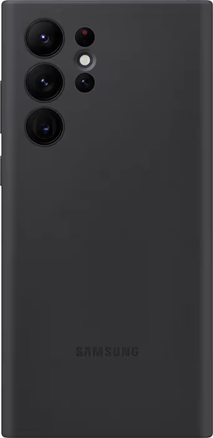 Samsung Galaxy S22 Ultra -silikonikuori Musta