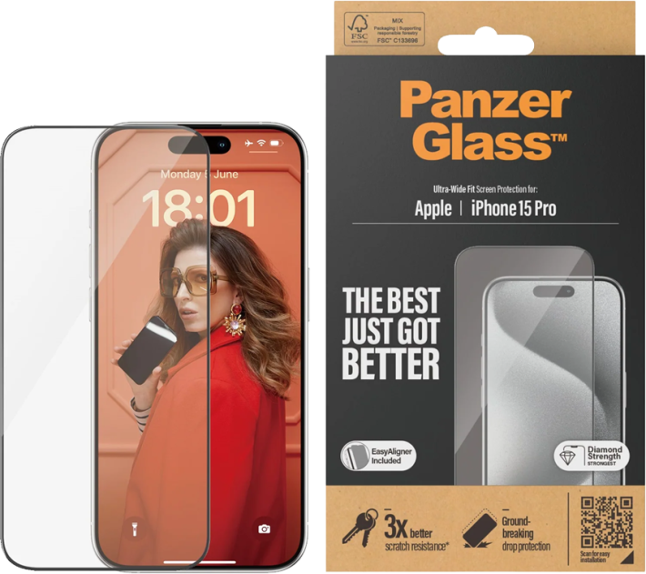 PanzerGlass Apple iPhone 15 Pro -näytönsuojalasi