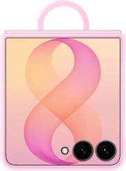 Samsung Galaxy Flip8 Silicone Ring Magnet -Qi2 suojakuori Pinkki