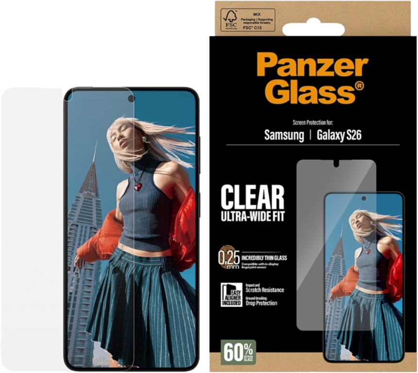 PanzerGlass Samsung Galaxy S26 -näytönsuojalasi
