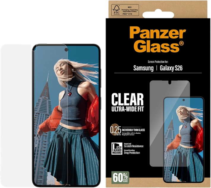 PanzerGlass Samsung Galaxy S26 -näytönsuojalasi