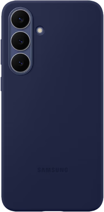 Samsung Galaxy S25 FE Silicone Cover -suojakuori Tummansininen