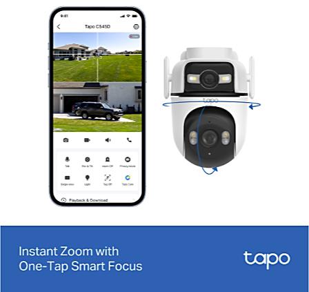 TP-Link Tapo C545D Dual Lens valvontakamera