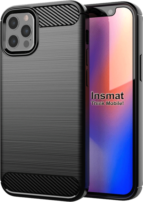 Apple iPhone 12/12 Pro -takakuori Insmat Carbon