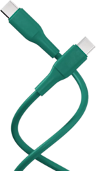 X2O Superflex 60W PD USB-C to USB-C 1,5 m -kaapeli vihreä