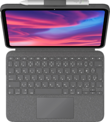 Logitech Combo Touch -näppäimistökotelo iPadille Harmaa