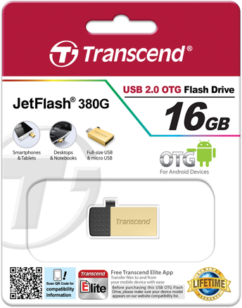 Transcend 16 GB Jet Flash 380 -muistitikku