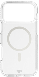 Tech21 Apple iPhone 17 Pro Max Evo Crystal MagSafe -suojakuori kirkas/hopea