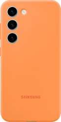 Samsung Galaxy S23 -suojakuori Silicone Cover Oranssi
