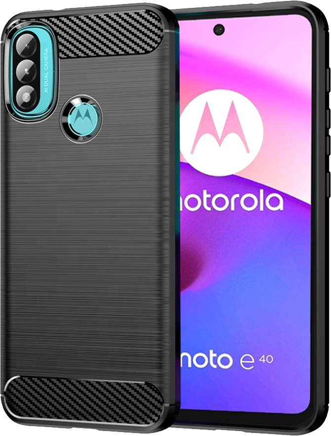 Motorola E20/E40 -takakuori Insmat Carbon