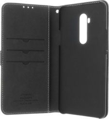 OnePlus 7T Pro -suojakotelo Insmat Exclusive Flip Case musta