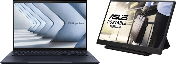 Asus ExpertBook B5 16 tuumainen + ZenScreen
