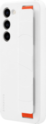 Samsung Galaxy S23+ -suojakuori Silicone Grip Cover Valkoinen