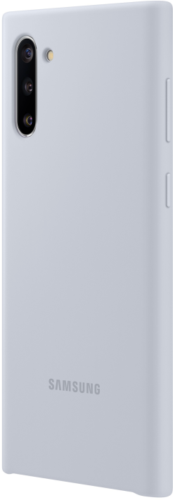Samsung Galaxy Note10 -suojakuori Silicone Cover hopea