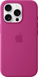 Apple iPhone 16 Pro -silikonikuori MagSafe Fuksia