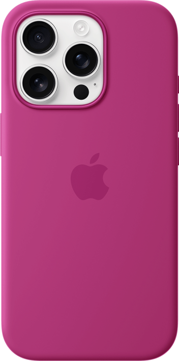 Apple iPhone 16 Pro -silikonikuori MagSafe Fuksia