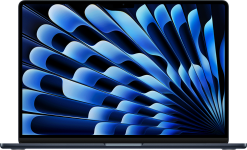 Apple MacBook Air 15 (2024) M3 8-coreCPU/10-coreGPU/8GB/256GB keskiyö