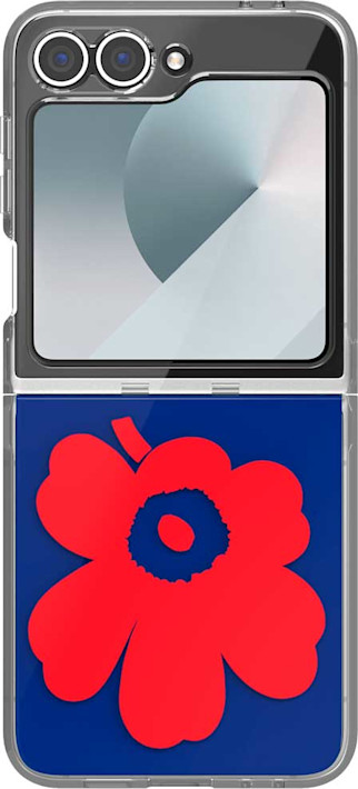 Samsung Galaxy Z Flip6 Marimekko -suojakuori blue/red