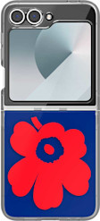 Samsung Galaxy Z Flip6 Marimekko -suojakuori blue/red