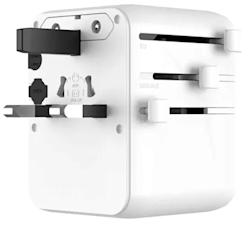 FIXED -matkalaturi USB-C/-A 70W EU/UK/USA/AUS