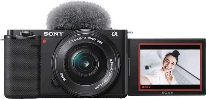 Sony ZV-E10 -järjestelmäkamera + 16-50 mm objektiivi