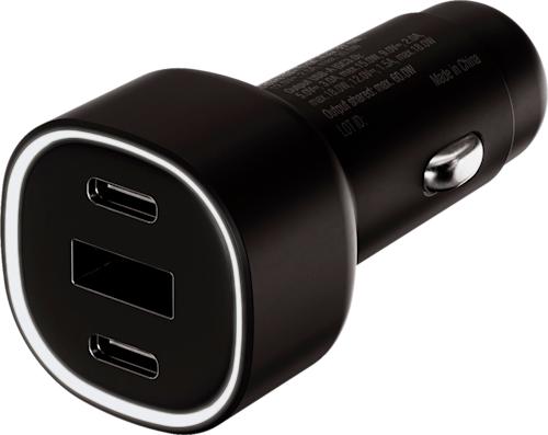 Vivanco 2 × USB-C PD + USB-A QC 60 W autolaturi
