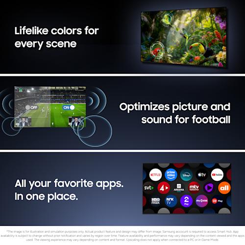 Samsung 85 tuumainen Crystal UHD U7005H (2026)