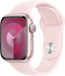 Apple Watch Series 9 GPS 41 mm pinkki alumiinikuori/pinkki urheiluranneke