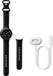 Google Pixel Watch 4 45mm 4G Black/Obsidian-ranneke