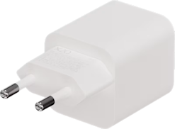 X2O 65W PD GaN 2 x USB-C + USB-A -laturi valkoinen