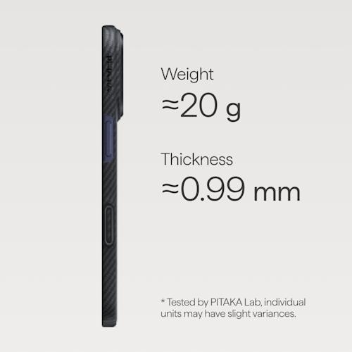 PITAKA Edge Apple iPhone 17 Pro MagSafe-suojakotelo