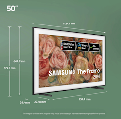 Samsung The Frame 50 tuumainen QLED 4K Smart TV