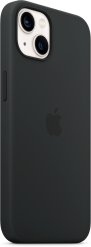 Apple iPhone 13 -silikonikuori MagSafe keskiyönsininen