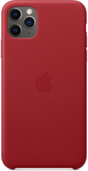 Apple iPhone 11 Pro Max -nahkakuori punainen