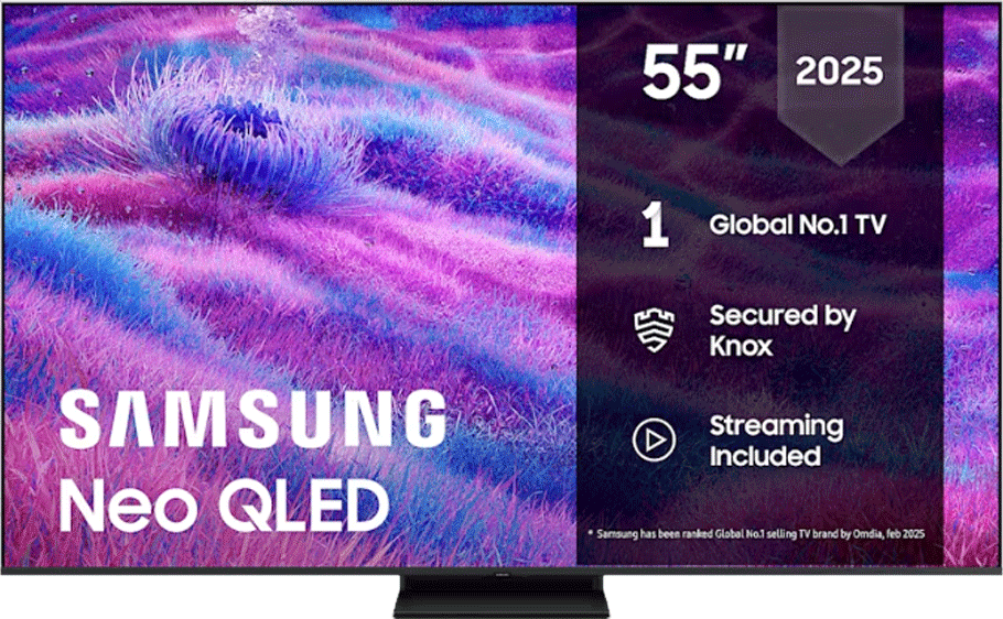 Samsung 55 tuumainen QN80F Neo QLED Mini LED TV (2025)